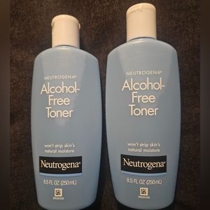 2 Neutrogena Facial Toner Alcohol-Free Hypoallergenic 8.5 fl oz Old Formula NEW